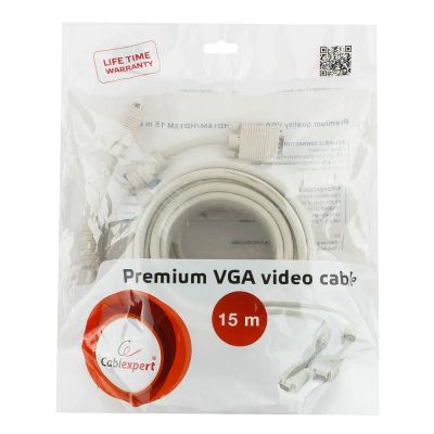 Лот: 18657181. Фото: 1. VGA кабель Cablexpert CC-PPVGA-15M. Шлейфы, кабели, переходники