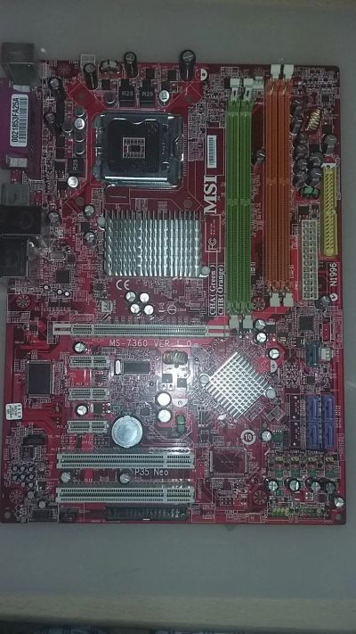 Лот: 10852408. Фото: 1. Материнская плата MSI P35 Neo... Материнские платы