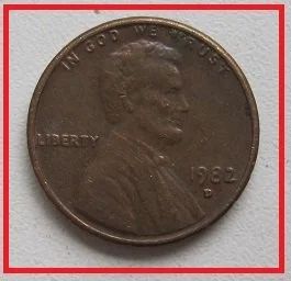 Лот: 14472383. Фото: 1. США 1 цент 1982 D (№). Америка