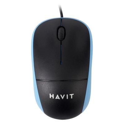 Лот: 24525252. Фото: 1. Мышь Havit MS851 Black/Blue. Клавиатуры и мыши