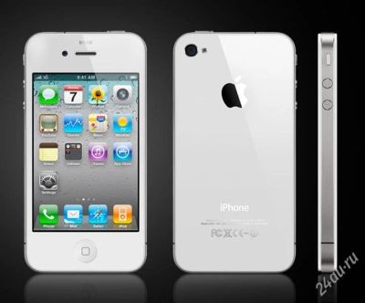 Лот: 1073712. Фото: 1. IPHONE 4G 16GB White (NEVERLOCK... Смартфоны