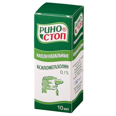 Лот: 23719784. Фото: 1. Риностоп 0,1% капли назальные... Лекарства