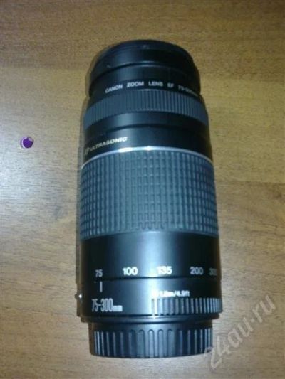 Лот: 325017. Фото: 1. CANON EF 75-300mm f/1:4-5.6 III... Светофильтры