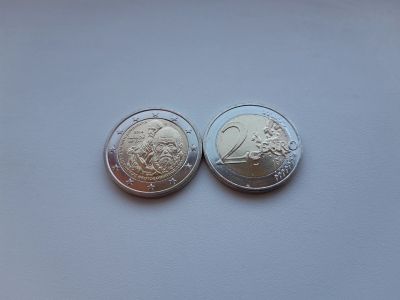 Лот: 18162991. Фото: 1. Греция 2 евро 2014 " 400 лет смерти... Европа