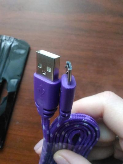 Лот: 11021234. Фото: 1. Новый USB дата-кабель в оплетке. Дата-кабели, переходники