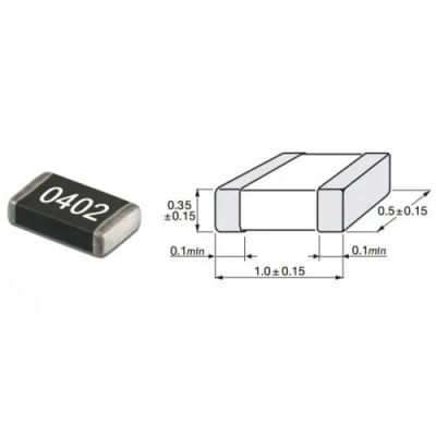 Лот: 19485739. Фото: 1. Резистор SMD 0402 470ком, 5... Резисторы