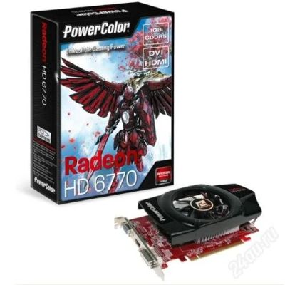 Лот: 1873616. Фото: 1. ATI Radeon PowerColor HD6770 1024mb. Видеокарты