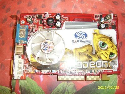 Лот: 290000. Фото: 1. AGP Radeon x1300XT 512 Mb DDR2. Видеокарты