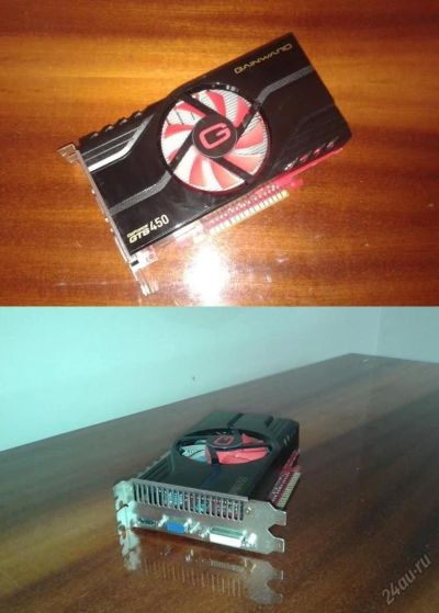 Лот: 5560130. Фото: 1. Gainward GeForce GTS 450 512 Mb... Видеокарты