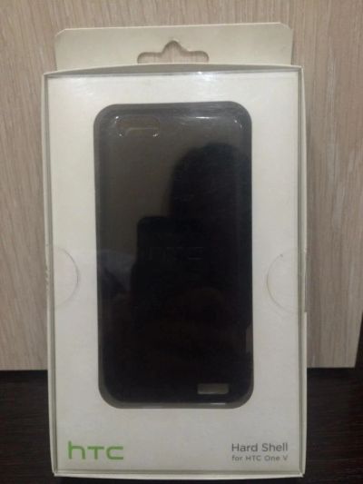 Лот: 6717341. Фото: 1. чехол HTC one v черный. Чехлы, бамперы