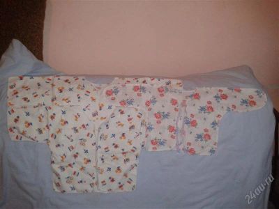 Лот: 2355903. Фото: 1. Новые распашонки (7 штук). Ползунки, распашонки, слипы