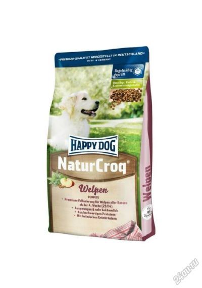 Лот: 5578256. Фото: 1. Корм Happy Dog NaturCroq Welpen... Корма