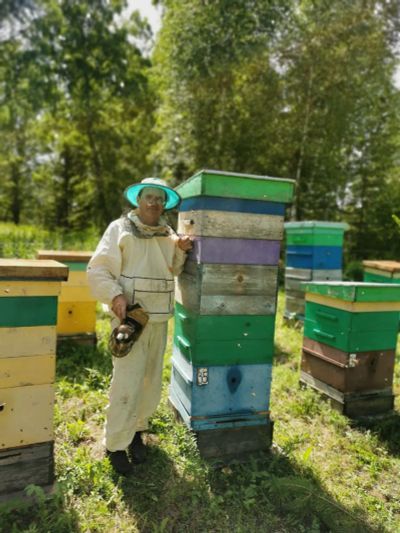 Лот: 19374053. Фото: 1. Мёд с луговых дикоросов, 1 литр... Мёд, продукты пчеловодства