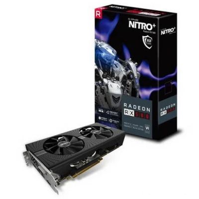 Лот: 15792610. Фото: 1. RX 580 Sapphire NITRO+ 4GB. Видеокарты
