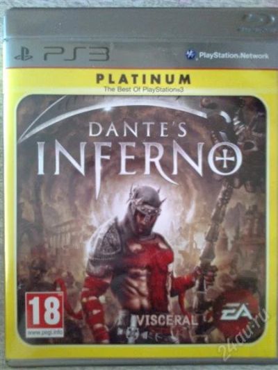 Лот: 2647834. Фото: 1. Диск DANTE'S INFERNO. Аксессуары для игровых приставок, консолей, геймпады