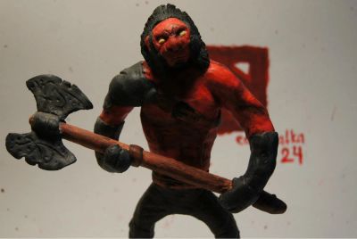 Лот: 4105416. Фото: 1. фигурки Dota 2 Axe. Фигурки, статуэтки