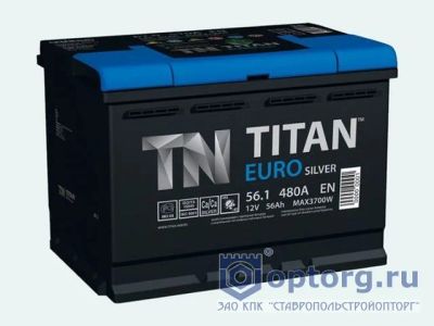 Лот: 3575496. Фото: 1. Аккумулятор TITAN 61.1 EURO Silver. Аккумуляторы