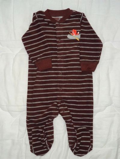 Лот: 7900561. Фото: 1. Флисовый комбинезон Carters, 6М. Костюмы, пиджаки, комбинезоны