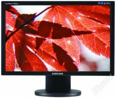 Лот: 2493662. Фото: 1. ЖК монитор 24" Samsung 2443NW... ЖК-мониторы