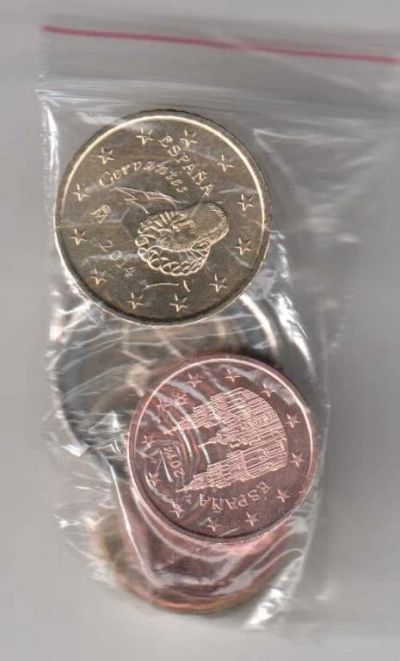 Лот: 3965475. Фото: 1. Полный набор евро Испания 2011-2012. Наборы монет