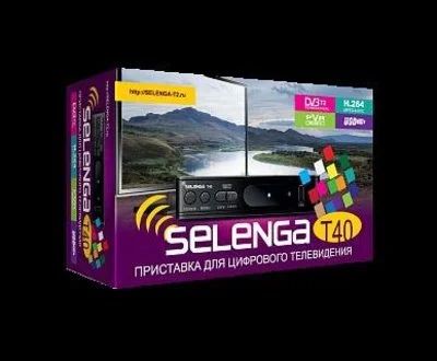 Лот: 8793276. Фото: 1. Ресивер DVB-T2 Selenga T40 для... Цифровое, спутниковое ТВ