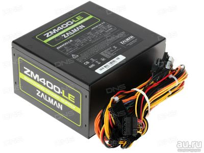 Лот: 8494286. Фото: 1. Блок питания Zalman ZM400-LE 400Вт... Корпуса, блоки питания
