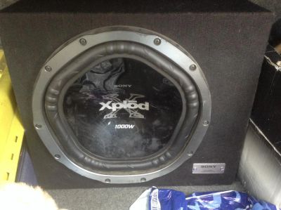 Лот: 5505743. Фото: 1. Sony xplod + усилитель pioneer... Сабвуферы