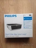 Лот: 5668497. Фото: 1. Радио часы Philips будильник. Тюнеры, радиоприёмники
