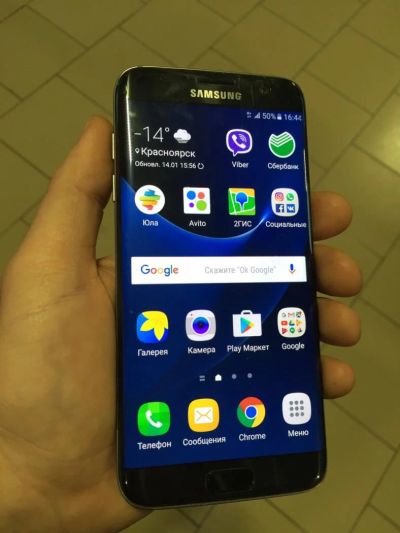 Лот: 8940229. Фото: 1. Samsung S7 edge sm-g935fd 100... Смартфоны