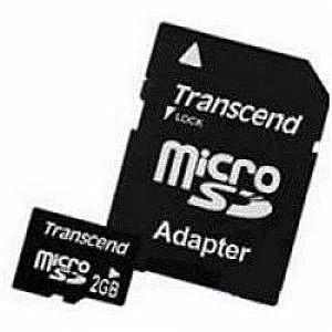 Лот: 6487112. Фото: 1. Карта Transcend microSD 2gb... Карты памяти