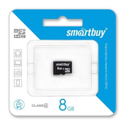 Лот: 5167547. Фото: 1. 8GB Карта памяти MicroSDHC Smart... Карты памяти