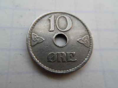 Лот: 9559840. Фото: 1. Норвегия 10 эре 1924. Европа