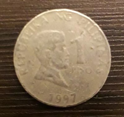 Лот: 13054859. Фото: 1. 1 piso 1997, Филиппины. Азия