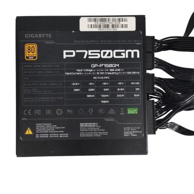 Лот: 20748079. Фото: 1. Блок питания 750W GIGABYTE GP-P750GM... Корпуса, блоки питания