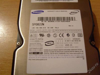 Лот: 1472438. Фото: 1. Жёсткий диск Samsung IDE 80GB... Жёсткие диски (HDD)
