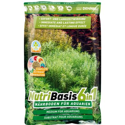 Лот: 15111465. Фото: 1. Dennerle NutriBasis 6in1, пакет... Грунты, украшения, наполнения