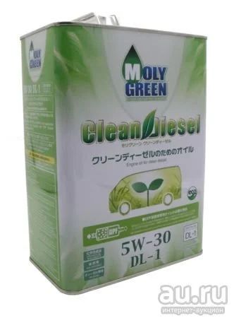 Лот: 10831092. Фото: 1. MOLY GREEN DL-1 5W30 4л. Масла, жидкости