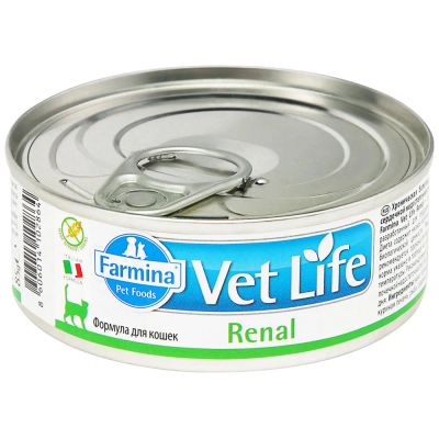 Лот: 20010094. Фото: 1. Farmina Vet Life Cat Renal 85гр... Корма