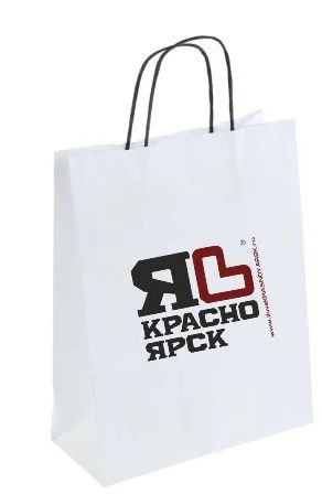 Лот: 10562413. Фото: 1. ЯЛК Пакет белый крафт 24 см х... Магниты сувенирные