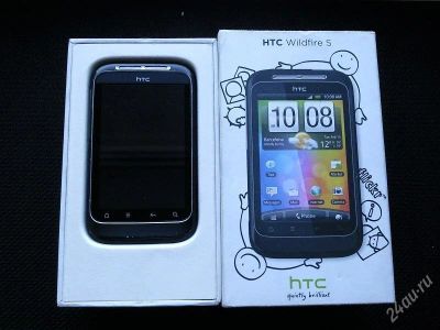 Лот: 2085932. Фото: 1. HTC Wildfire S (A510e) черный... Смартфоны