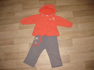 Лот: 3981757. Фото: 1. Ветровка + брючки (костюм) рост... Верхняя одежда
