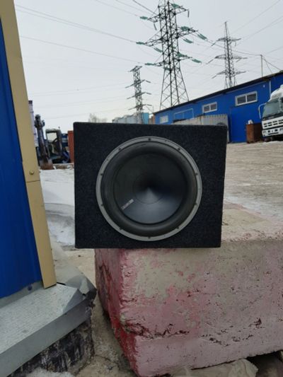Лот: 15601327. Фото: 1. Сабвуфер Hertz HX 250 с коробом... Сабвуферы