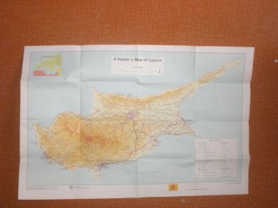 Лот: 10051291. Фото: 1. карта Кипра. Другое (туризм)