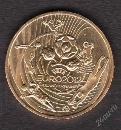 Лот: 2294468. Фото: 1. 2 злотых. Футбол. Евро 2012. Европа