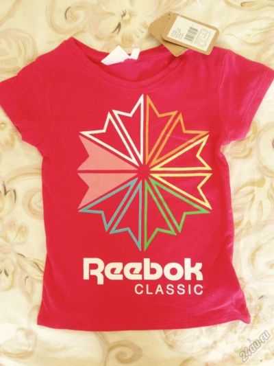 Лот: 5840183. Фото: 1. Футболка детская Reebok. Футболки, поло, топы, лонгсливы