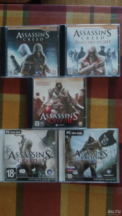 Лот: 18520039. Фото: 1. Assassin`s Creed DVD лицензия... Игры для ПК