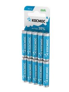 Лот: 23270796. Фото: 1. Батарейка Космос AAA, LR03 Alkaline... Реле, тумблеры, переключатели