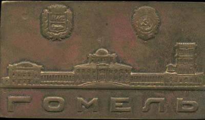 Лот: 25357842. Фото: 1. СССР 1974 Плакета Гомель областная... Юбилейные