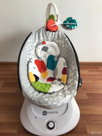 Лот: 13264312. Фото: 1. 4moms кресло-качалка + вкладыш... Другое (дети растут)