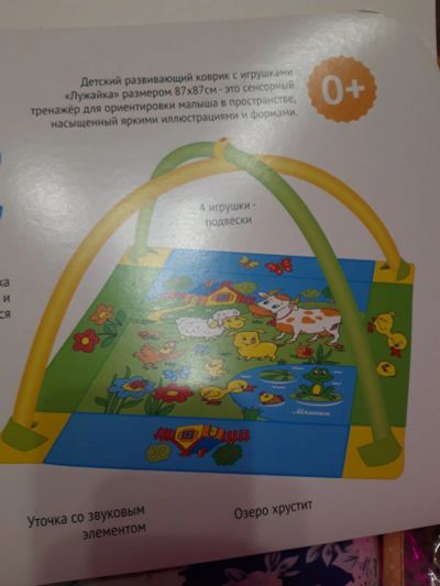 Лот: 16655336. Фото: 1. Детский игральный коврик. Развивающие
